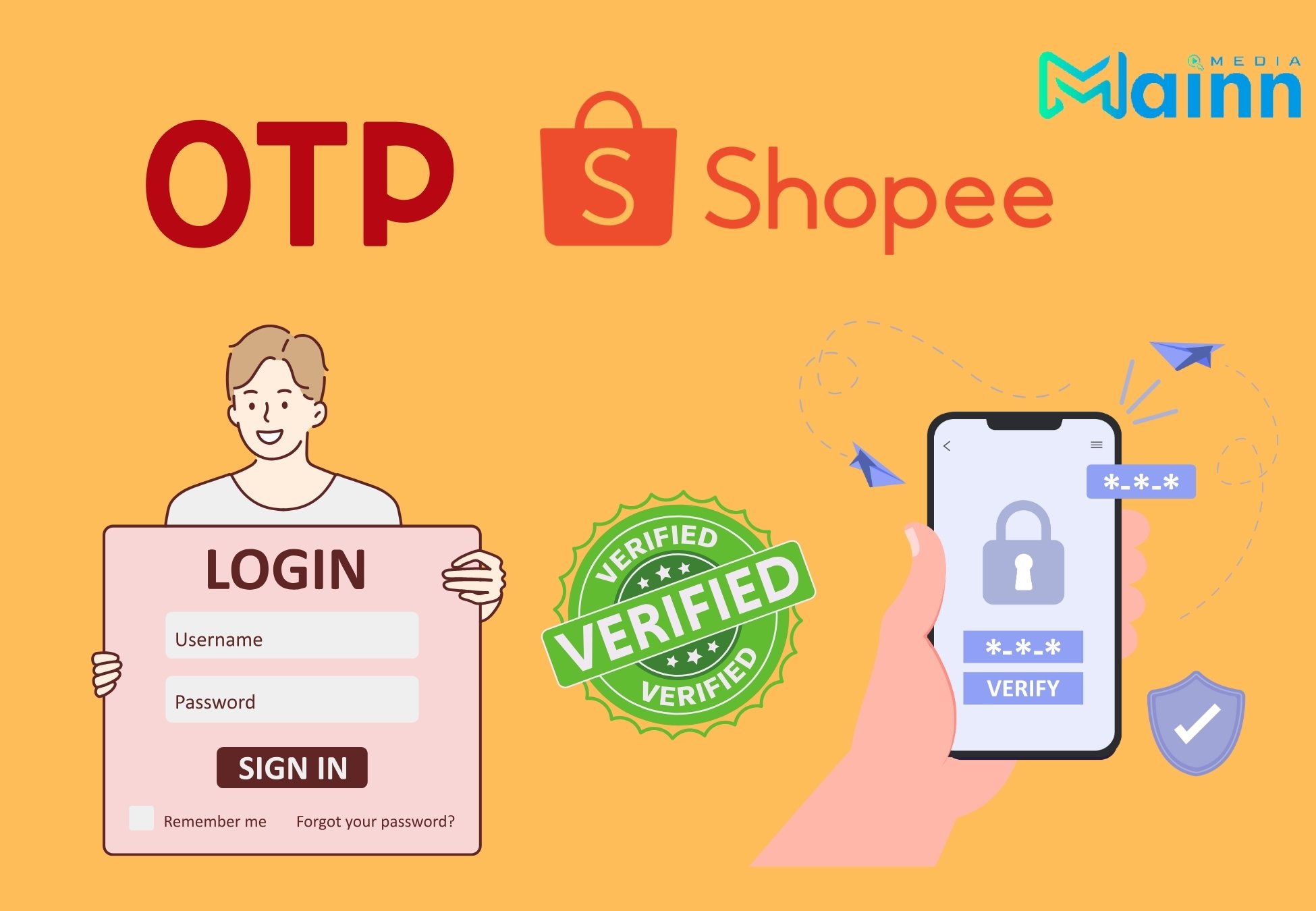 Vô hiệu hóa OTP Shopee