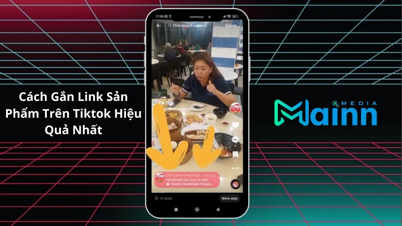 gắn link sản phẩm nhiều lượt click trên Tiktok