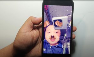 chụp ảnh bằng Tiktok