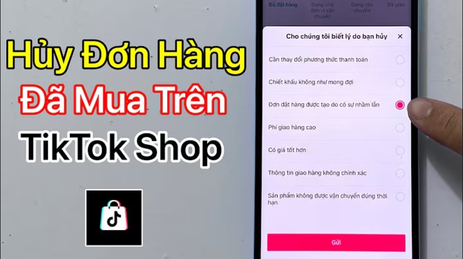 hủy đơn TikTok có bị mất tiền không