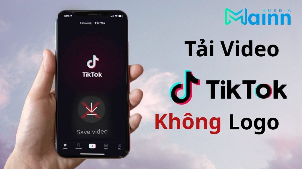 lưu video Tiktok không bị dính logo