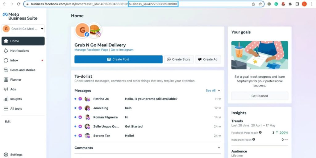 BM35 trong quảng cáo Facebook
