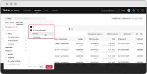 trình quản lý quảng cáo doanh nghiệp trên Tiktok