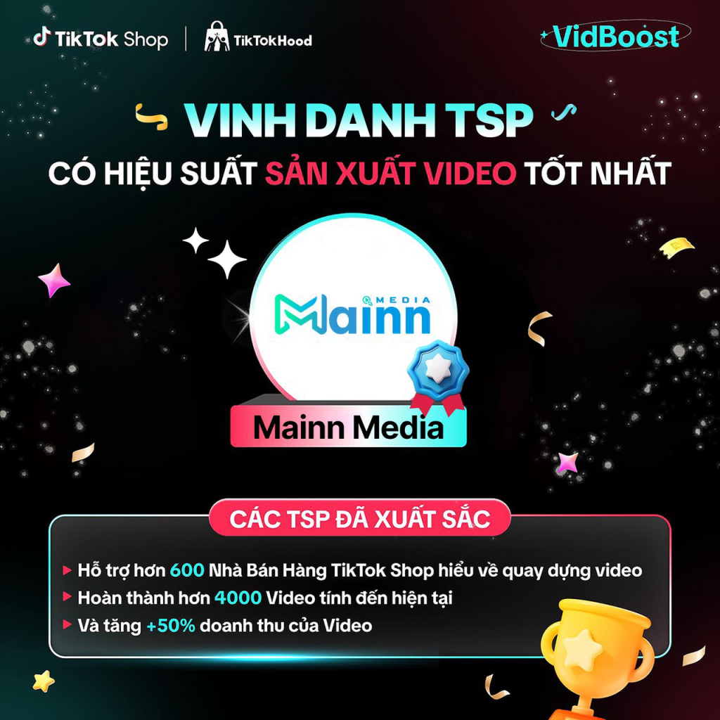 Mainn Media lọt Top 2 TSP xuất sắc về sản xuất video TikTok Q4/2025